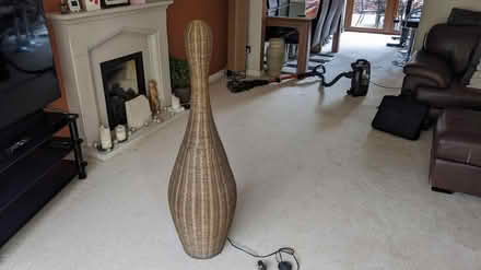 Photo of free Wicker floor lamp (Leybourne) #3