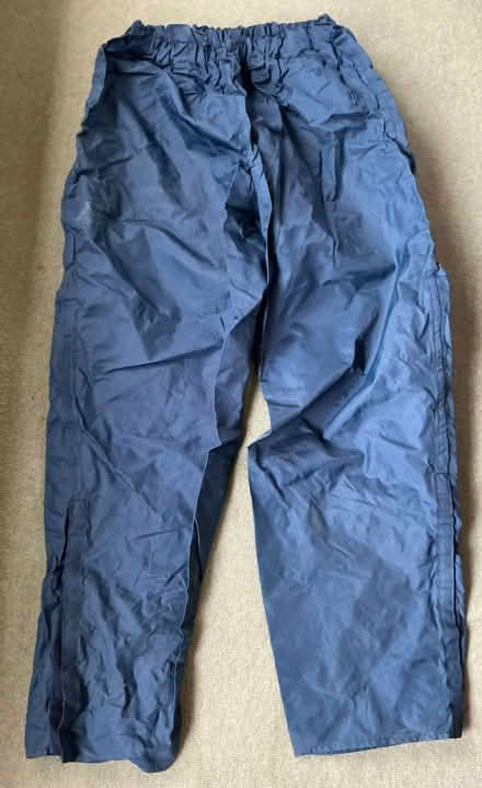 Photo of free Waterproof over trousers, blue, men’s size medium to large (Booker HP12) #1