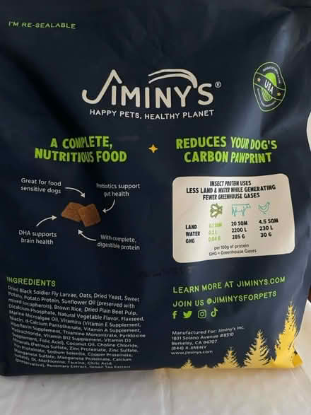 Photo of free jiminy’s dog food (san jose west) #3