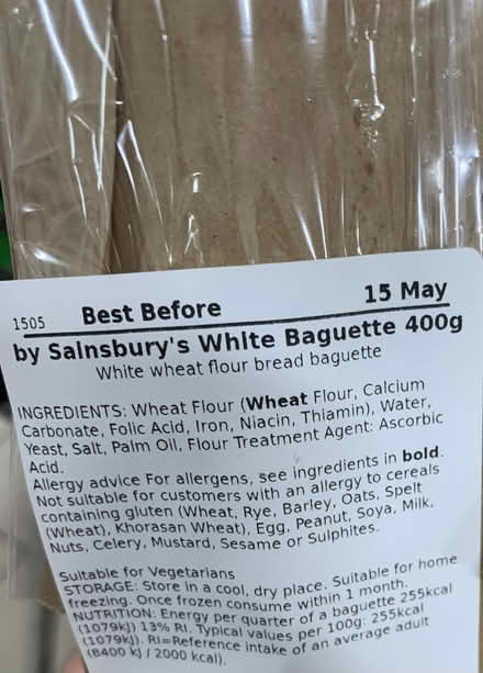 Photo of free Lots of baguettes (bexleyheath DA7) #2