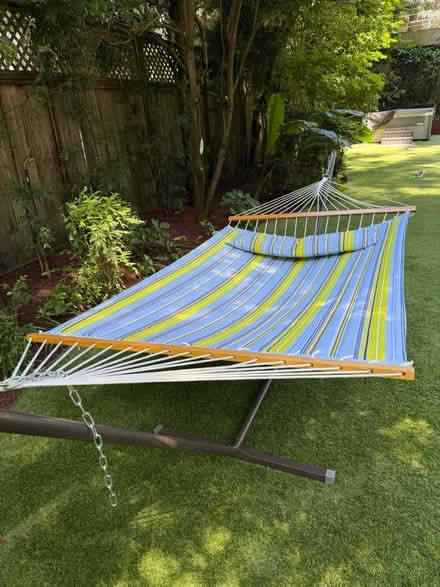 Photo of free Hammock w/stand (Larkspur ca) #2