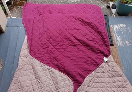 Photo of free Loveseat/chair cover (Maple Leaf) #1