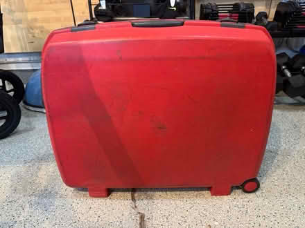 Photo of free Medium suitcase (checked) (101 and Fair Oaks Sunnyvale) #2