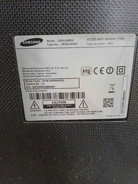Photo of free 48 Inch Samsung Curved TV (Lazonby CA10) #3
