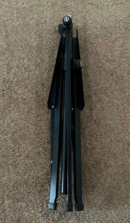 Photo of free Music stand, fully adjustable, folds down for easy transport (Booker HP12) #3