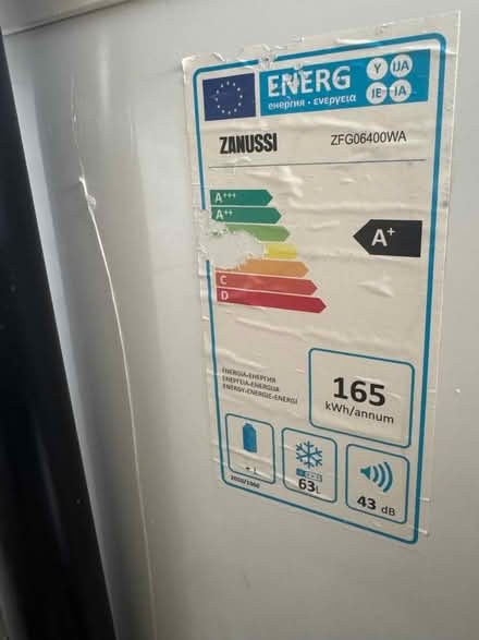 Photo of free Zanussi Freezer - Not working (Redbridge) #4