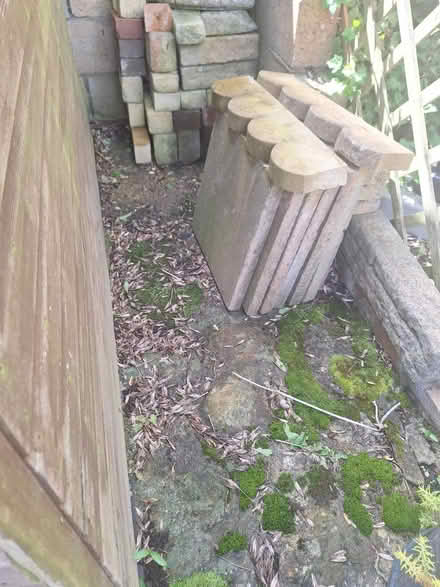 Photo of free Random bricks and slabs (Forestgreen) #1