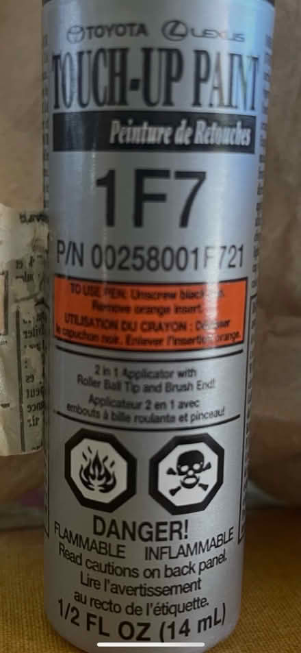 Photo of free Silver grey touch up car paint (85/Saratoga Ave) #1