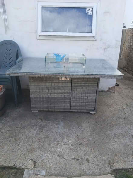 Photo of free Garden ratten table (Gillingham ME7) #1