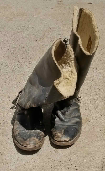 Photo of free Motorcycle boots (Downtown Natick) #3