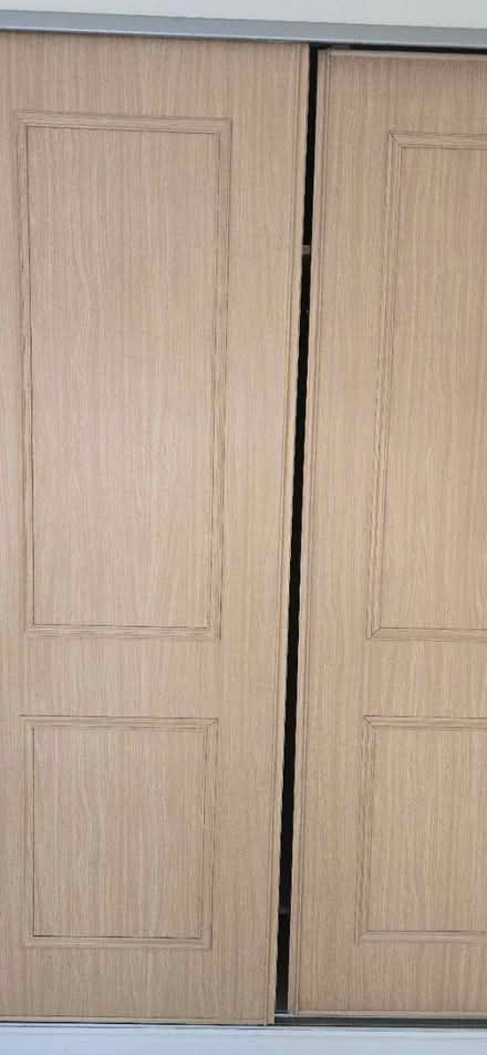 Photo of free Wood effect sliding wardrobe doors (Hook roundabout KT9) #1