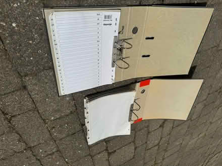 Photo of free 2x A4 lever arch files (Hove BN3) #2