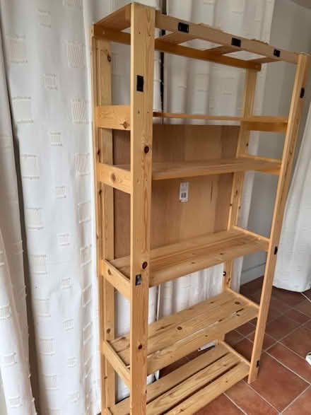 Photo of free Wooden slatted shelves (Teignmouth) #2