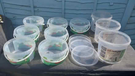 Photo of free Selection of plastic tubs and lids (Ealing Pitshanger W5) #1