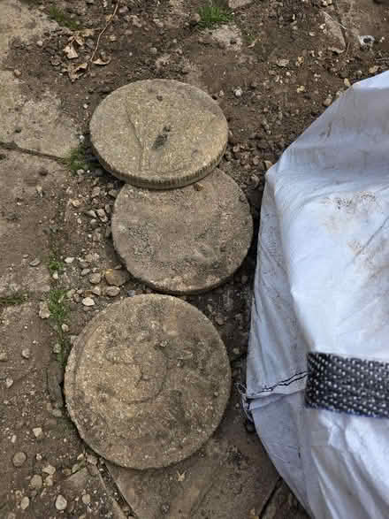 Photo of free Three circular stepping stones (West Oxfordshire OX28) #1