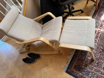 Photo of free Ikea Rocking Chair and Footrest (Alameda) #1