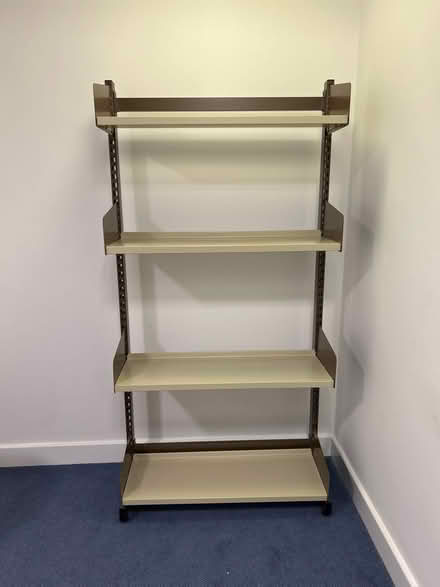 Photo of free Metal shelving unit (BA2) #1