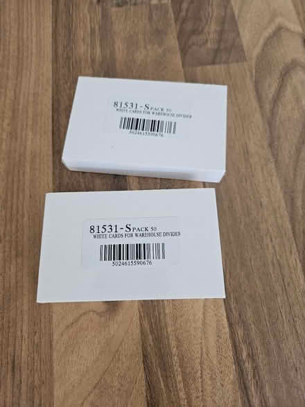 Photo of free 2x white cards (Kingswood BS15) #1