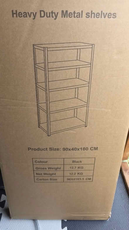 Photo of free Heavy Duty Metal Shelves (EH12 9JH) #2