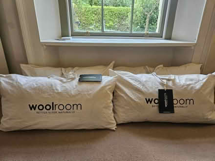 Photo of free 4 NEW superking wool pillows (Bathford) #4