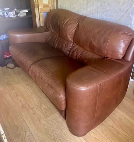 Photo of free Italian leather sofa (White Cross LA1) #3