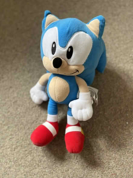Photo of free Sonic the hedgehog soft toy (Florence Park OX4) #1