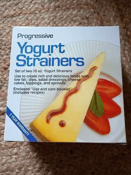 Photo of free Yoghurt Strainers (Greystoke CA11) #1