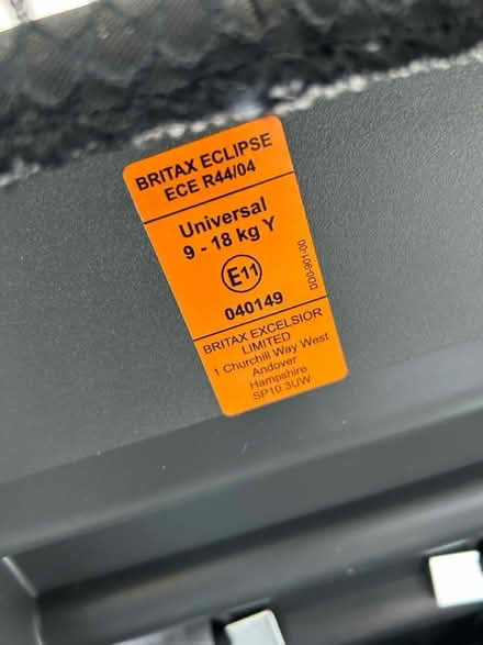 Photo of free Spotless car seat (ME8 Twydall) #3