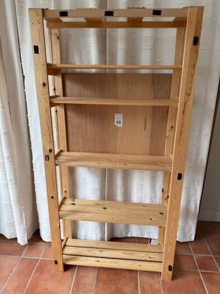 Photo of free Wooden slatted shelves (Teignmouth) #1