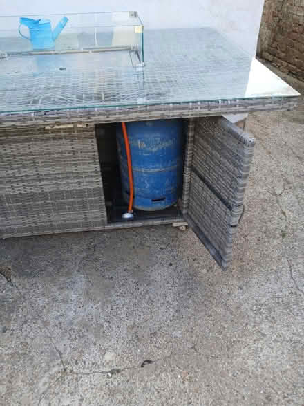 Photo of free Garden ratten table (Gillingham ME7) #2