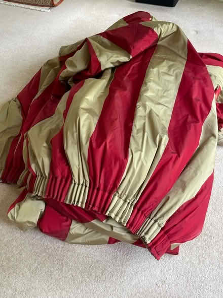 Photo of free 6 beautiful full-length slub silk curtains (Surbiton KT6) #1