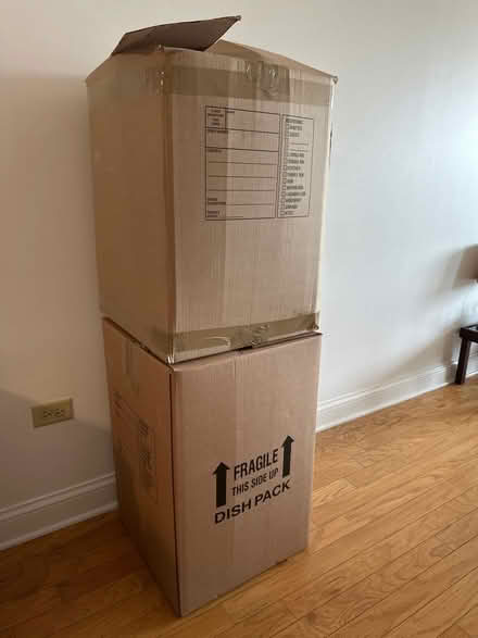 Photo of free Moving boxes and packing paper (Buffalo Grove, IL) #1