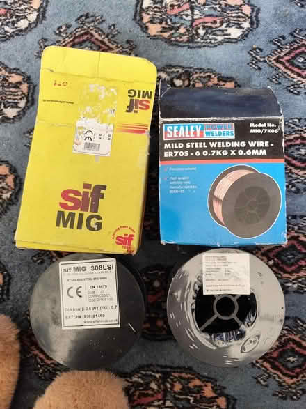 Photo of free 2 reels of MIG welding wire (Gidea Park) #1