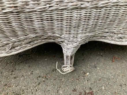 Photo of free Wicker love seat (Spring Hill, Somerville) #2