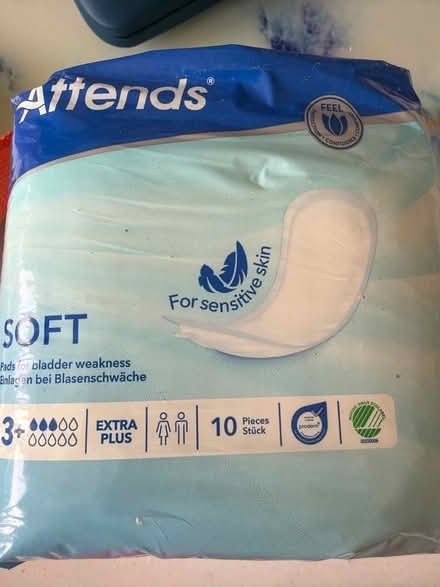 Photo of free Small incontinence pads (Chelmsford CM1) #1