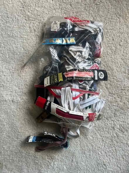 Photo of free A messy mass of unused zips (Nailsworth) #1
