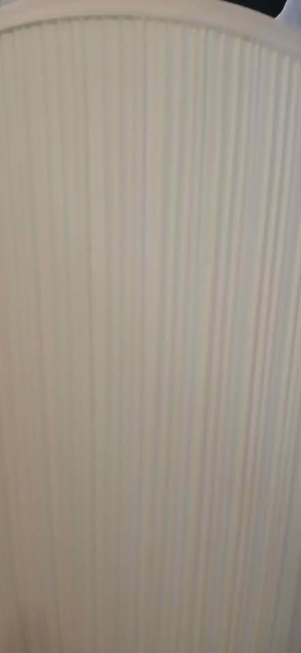 Photo of free Large cream pleated lampshade (CT11) #2