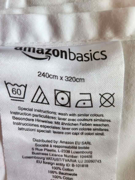 Photo of free cotton flat sheet (Northop Hall CH7) #2