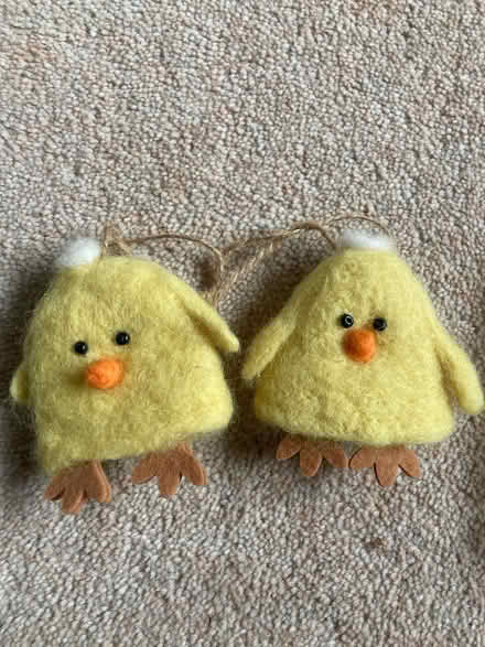 Photo of free 2 hanging chick decorations (Purley) #1