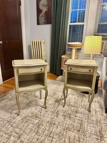 Photo of free Headboard and nightstands (Malden) #1