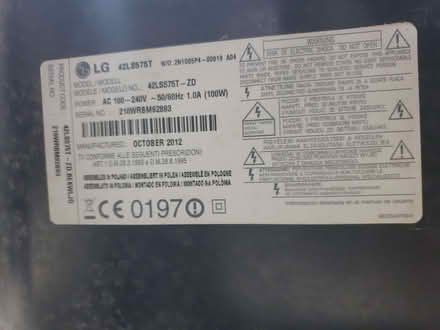 Photo of free 42" LG SMart(ish) TV (Trowbridge BA14) #1