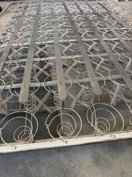 Photo of free Antique metal box spring (5 minutes away from airport) #1