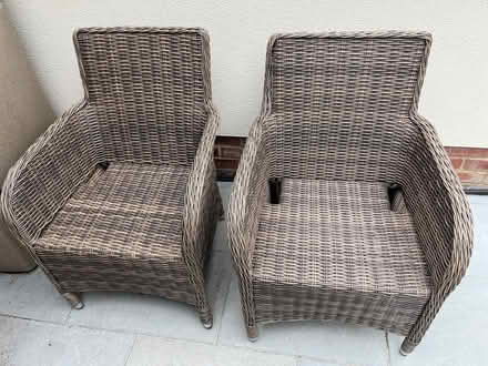 Photo of free 2 x Rattan armchairs - good condition but need attention (Cutteslowe OX2) #1