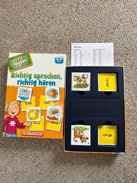Photo of free German words practise game (M33 near Sale Grammar School) #1