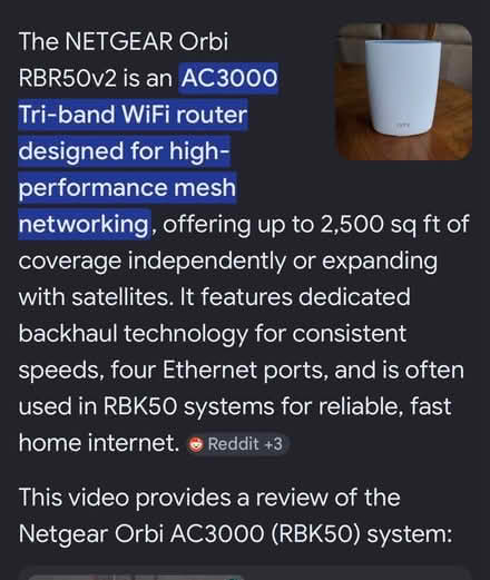 Photo of free Netgear Orbi Router and satellite (Windsor Square/Koreatown) #4