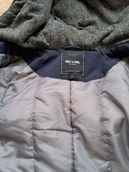Photo of free ONLY & SONS navy mens coat - Small (Lower Earley RG6) #2