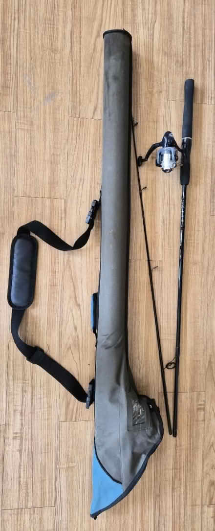 Photo of free Fishing rod/reel and case (Lawrence and Warden Avenues) #1