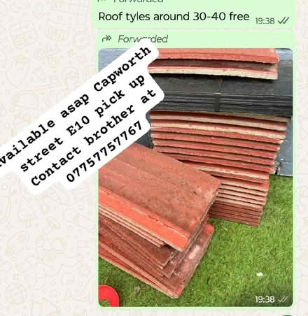 Photo of free Roof tiles in a very good condition (Elmwood Court E10) #1