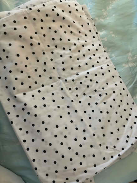 Photo of free Poka dots double bed sheets (Old Winsdor SL4) #1