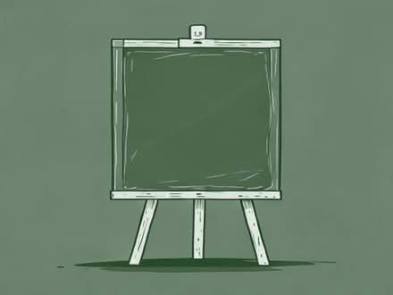 Photo of Blackboard easel (Little Carleton FY3) #1